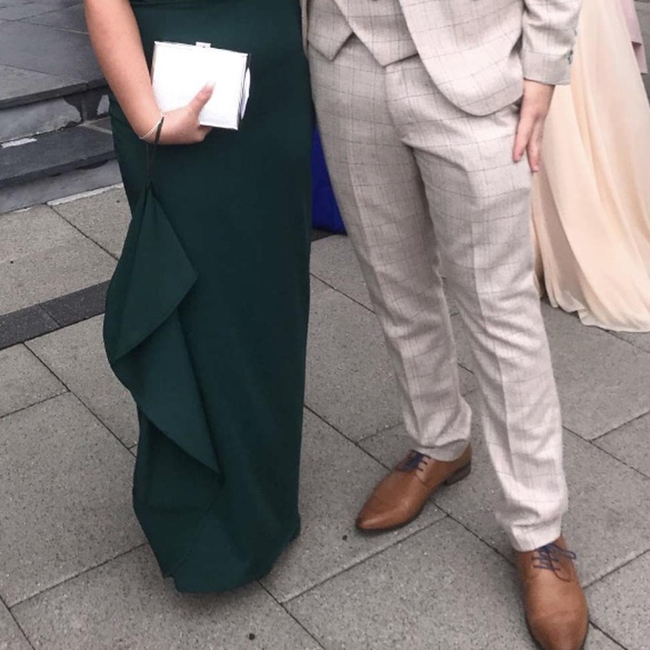 Emerald Green Simply Divine debs dress for sale.... Depop