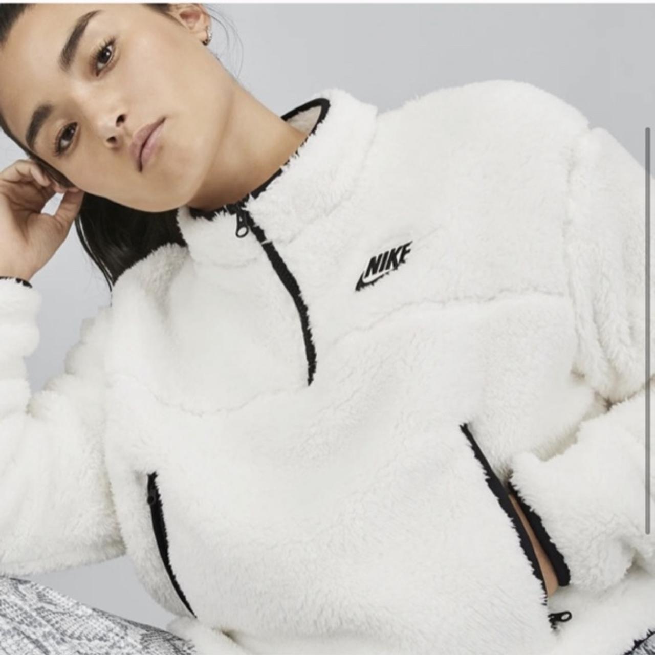 nike women's sherpa pullover