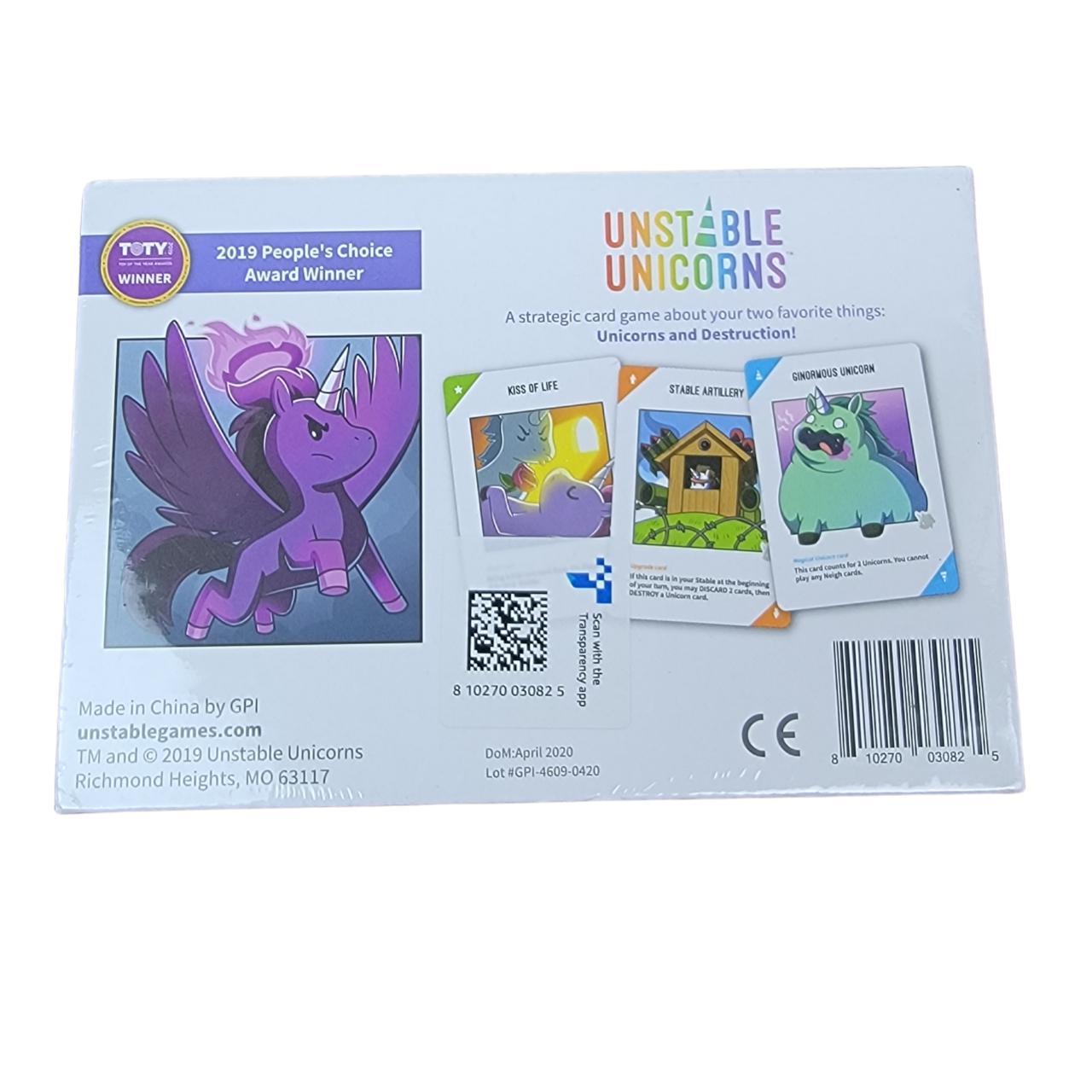 Product Image 3 - Unstable Unicorns 2nd Edition Card