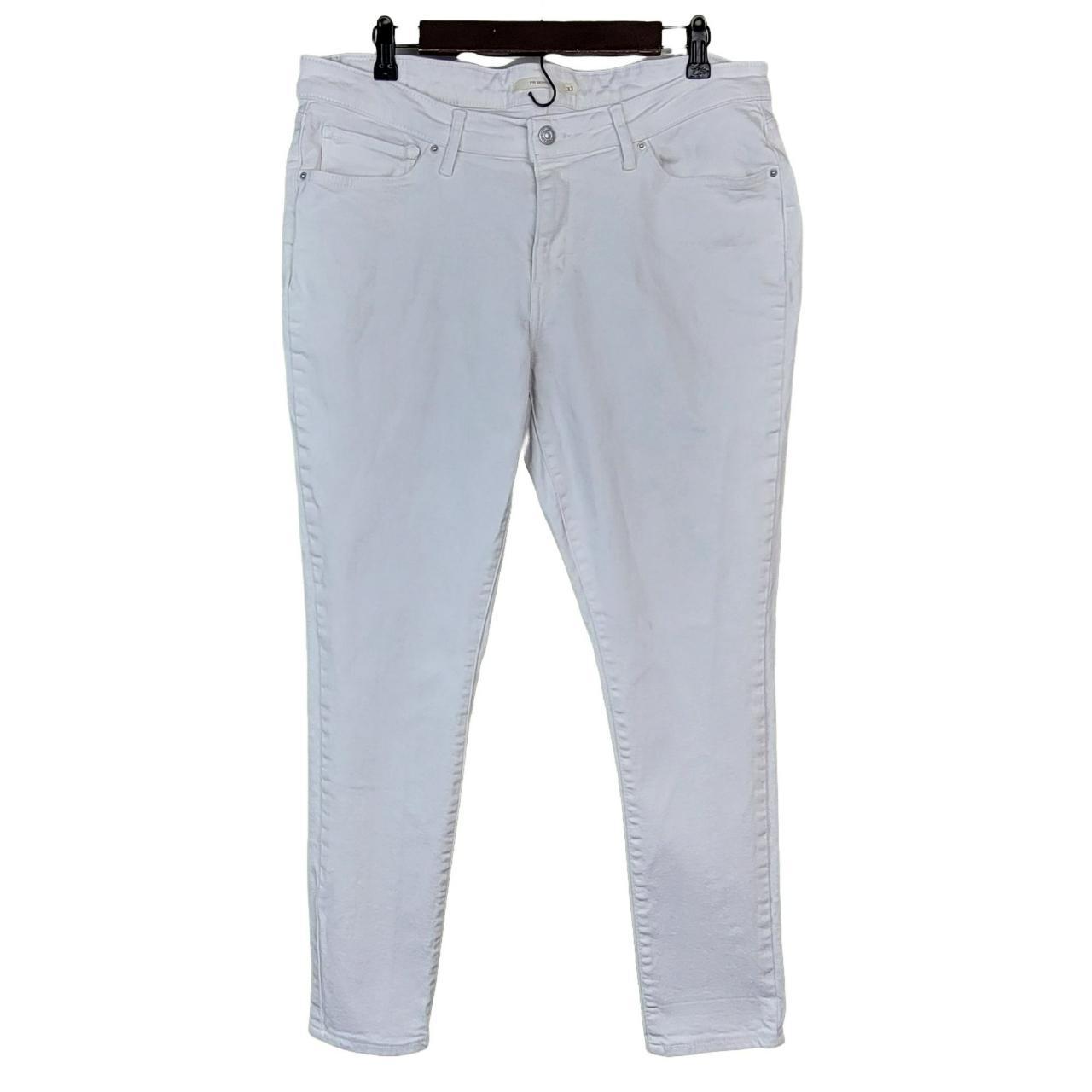 levi's 711 white jeans