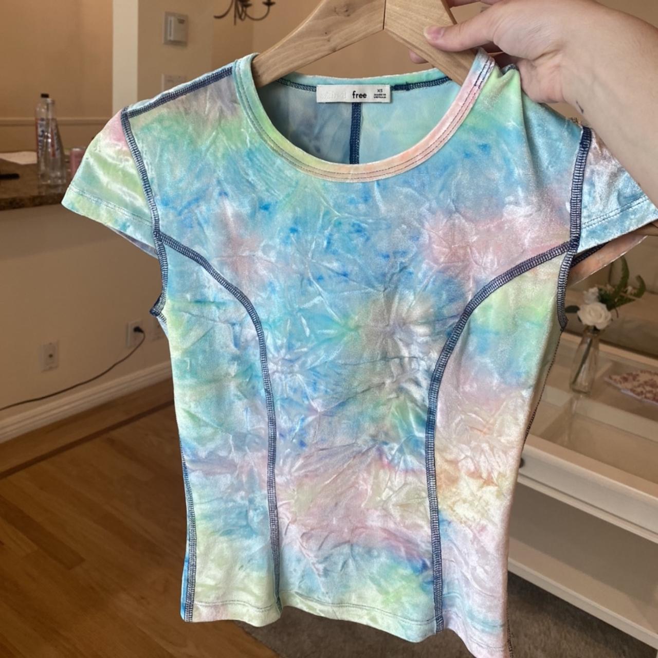 aritzia tie dye dress