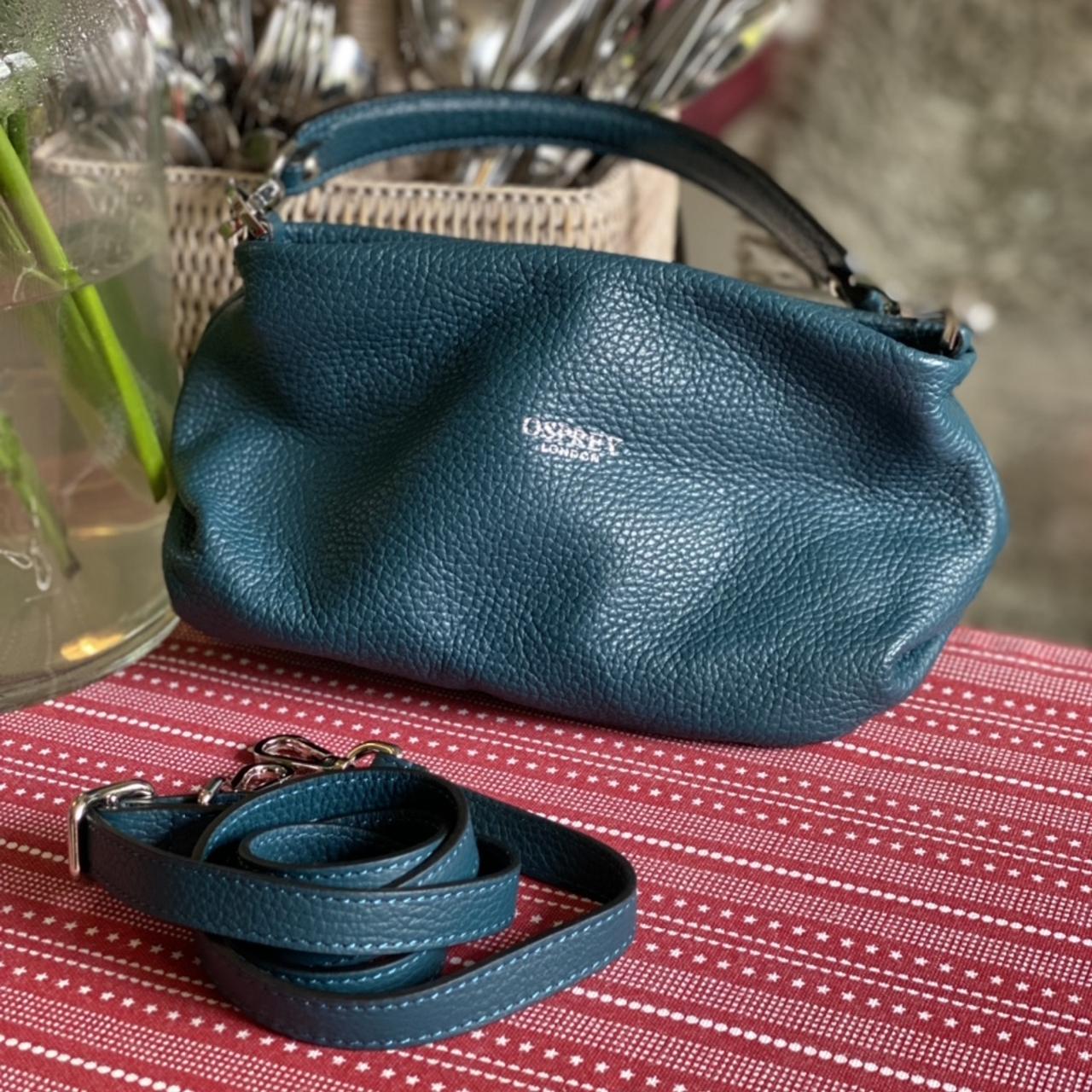 Sea green Osprey Carina Shrug shoulder bag. Superb