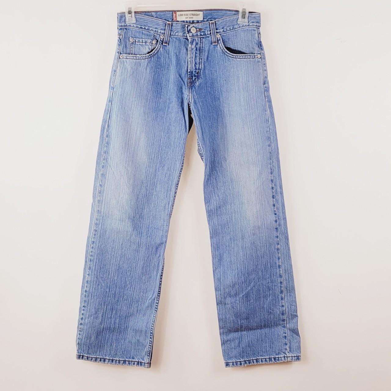 levi's 529 low rise straight jeans