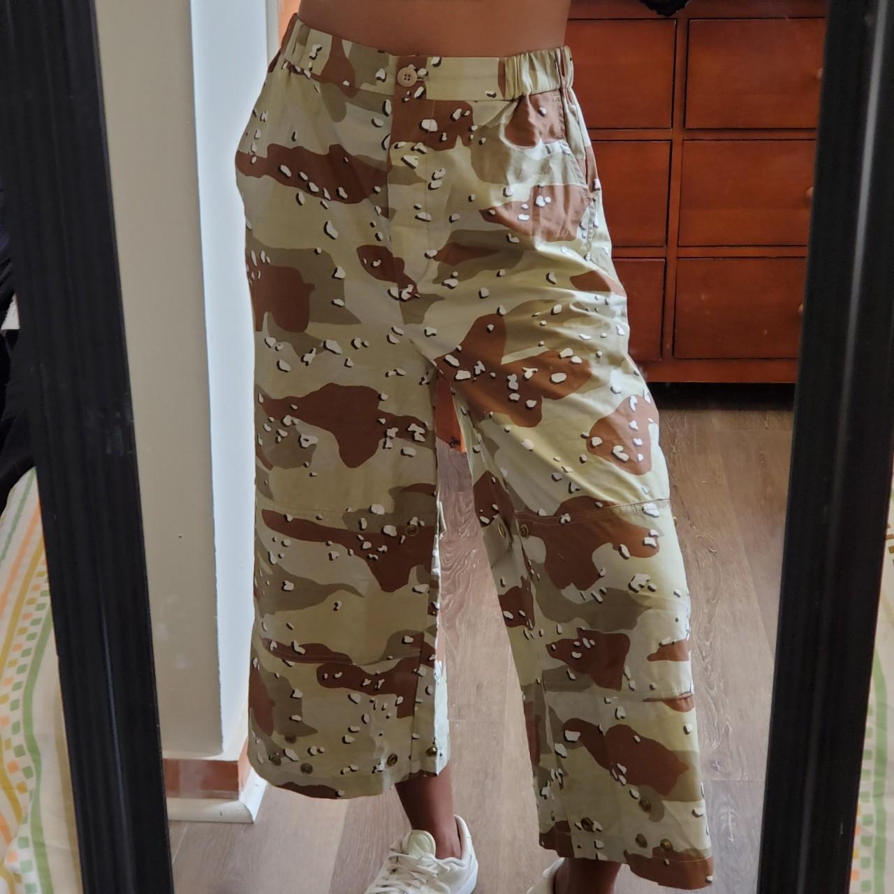 Corduroy Camouflage Trousers from Topshop on 21 Buttons