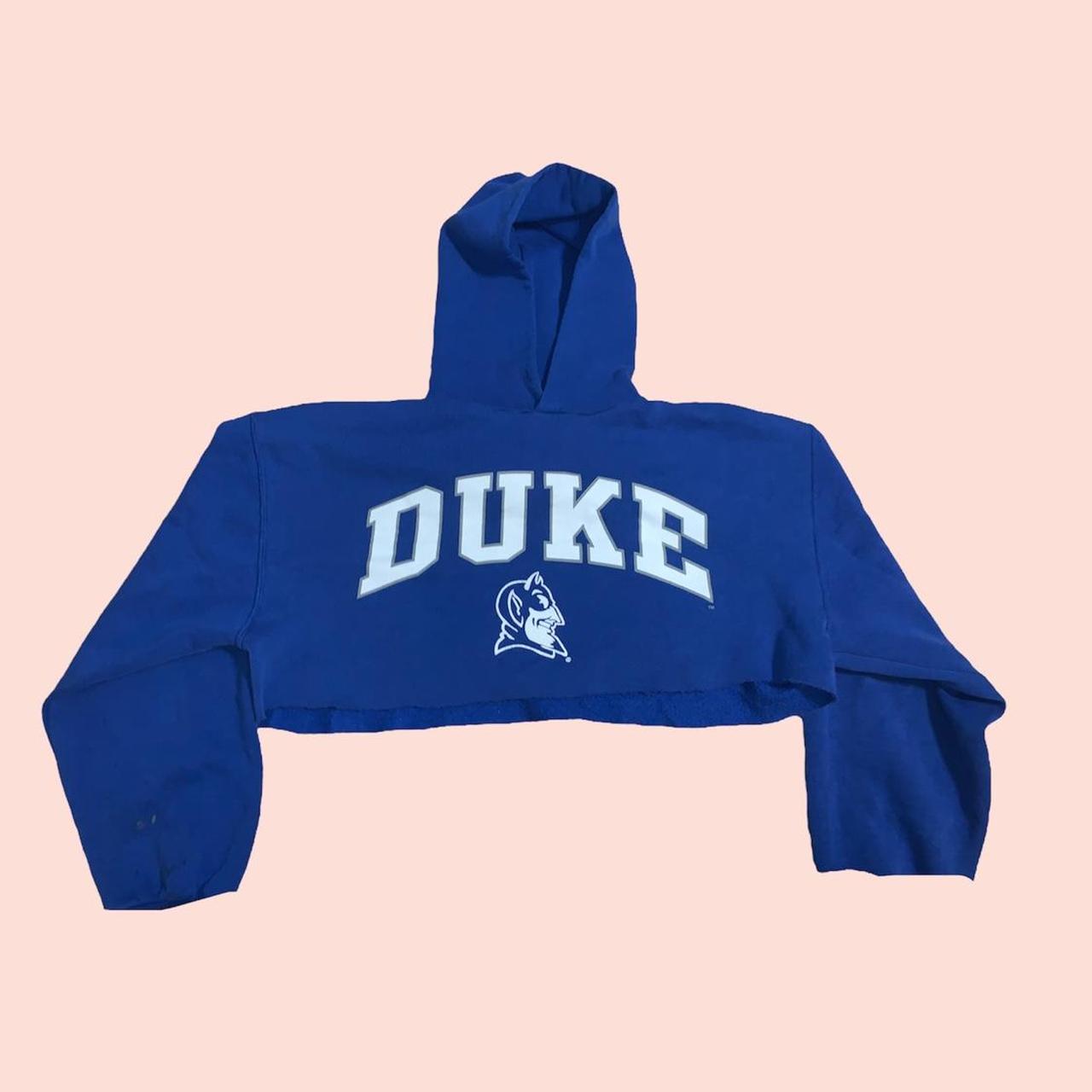 Cropped Duke Hoodie. Cutest vintage college... - Depop