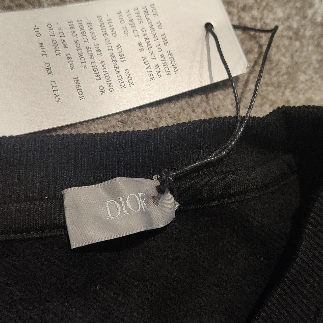 Dior Men's Black and Pink Sweatshirt | Depop Dior Men's Black and Pink Sweatshirt | Depop