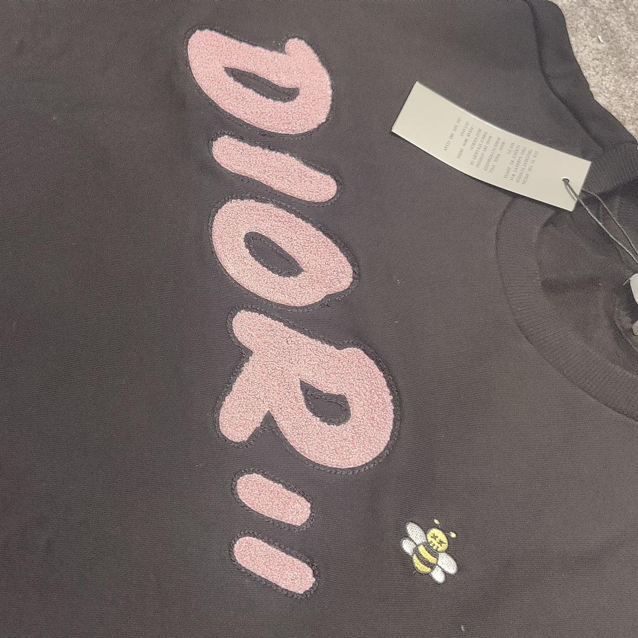 Dior Men's Black and Pink Sweatshirt | Depop