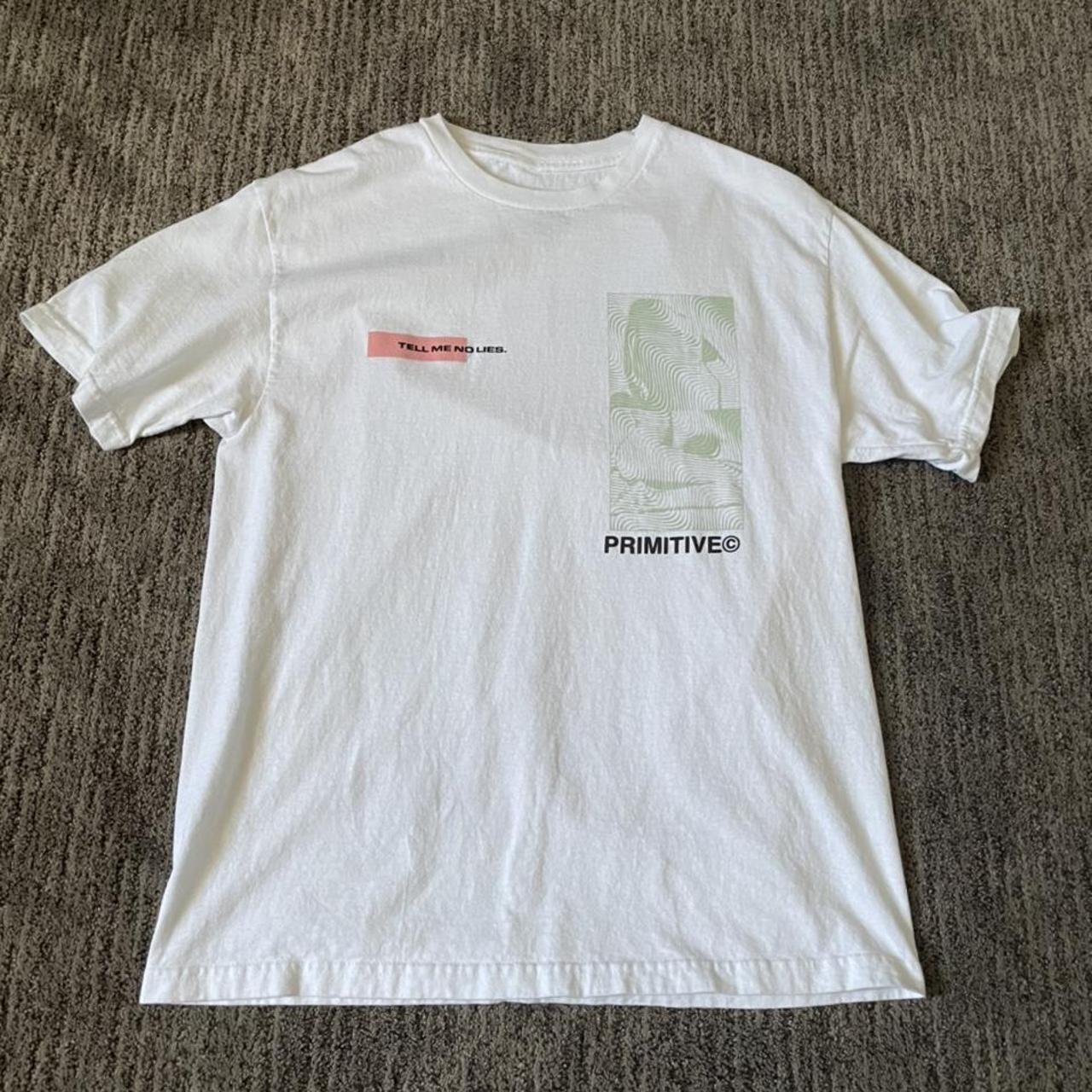 Primitive Men's White T-shirt | Depop