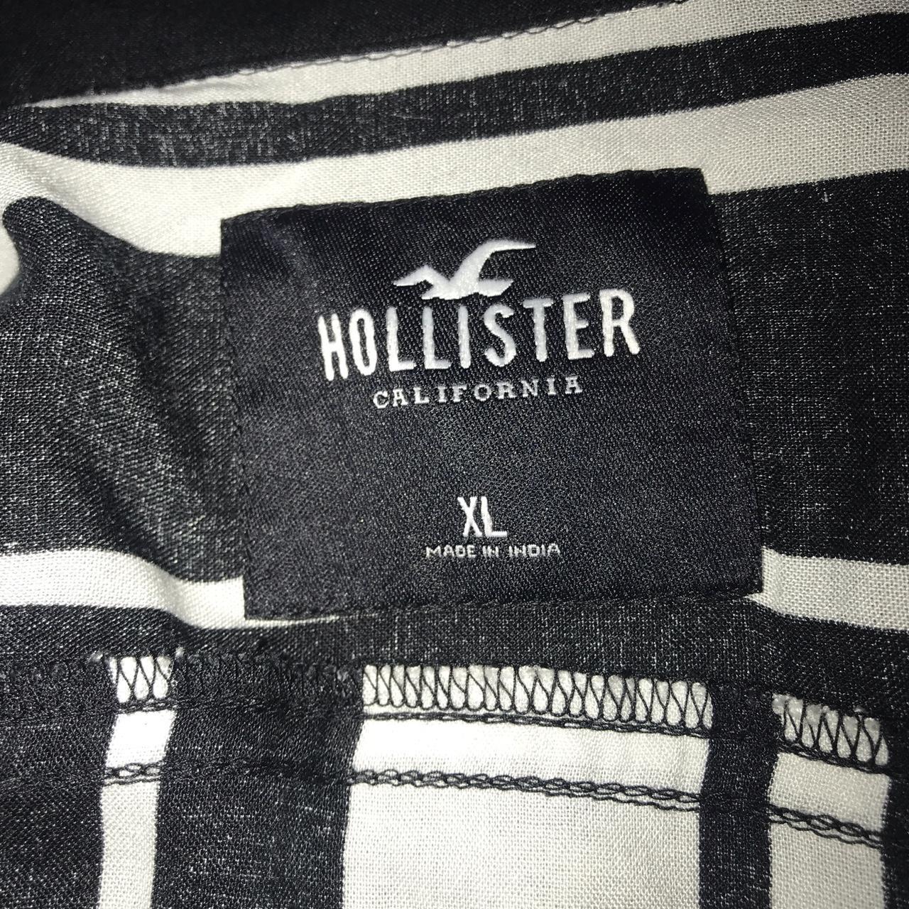 Black and White Hollister Shirt! Bought for 25$ - Depop