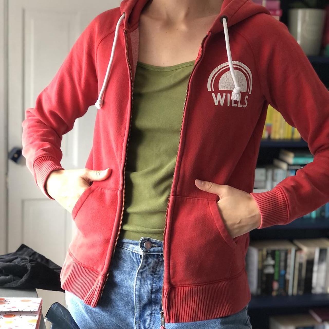 Jack wills hoodie clearance red