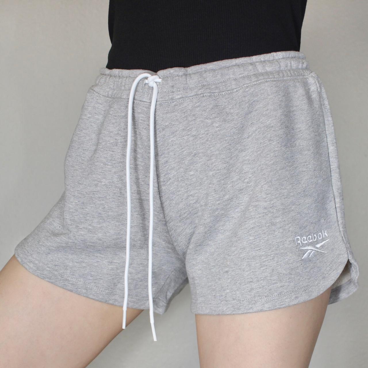 Reebok shorts deals womens silver