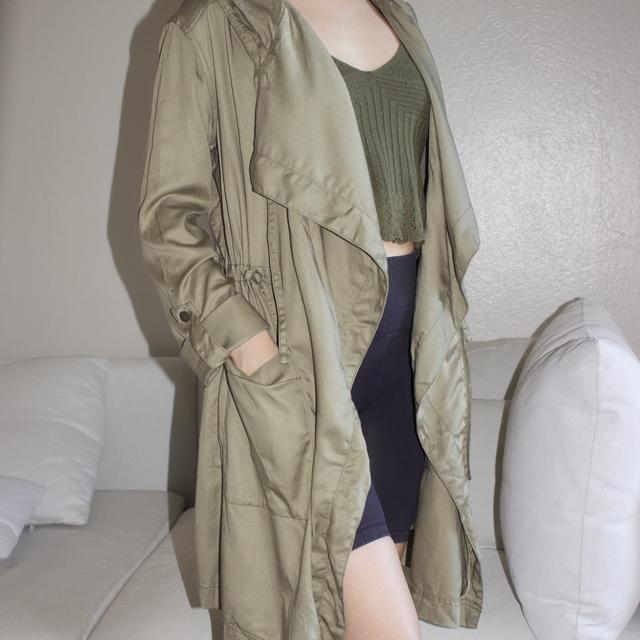 hollister trench coat