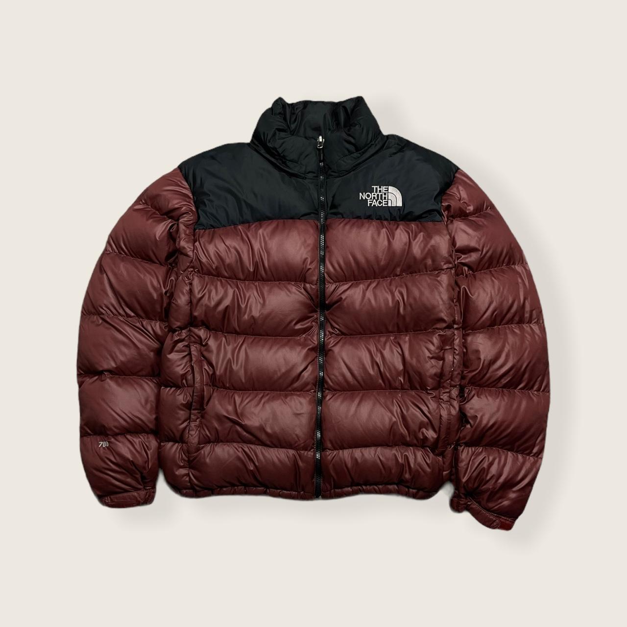 the north face brown 700 down filled nuptse puffer jacket