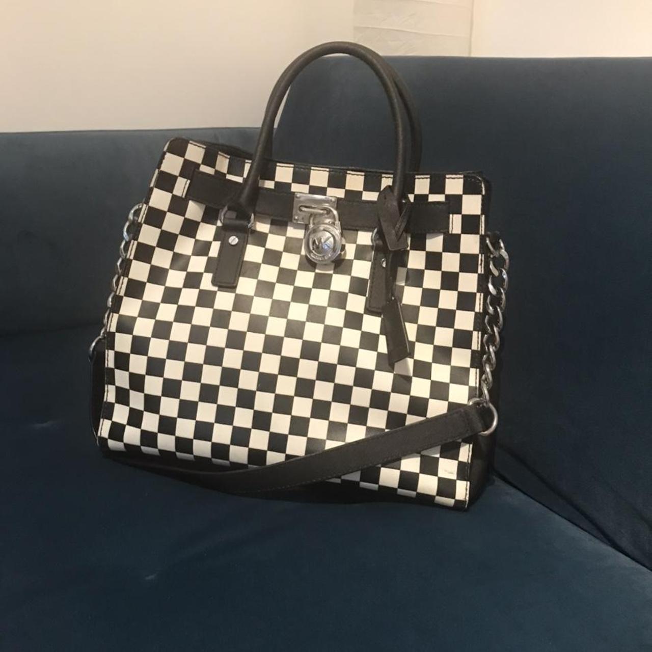 Michael Kors tote bag Black and white Checker Board