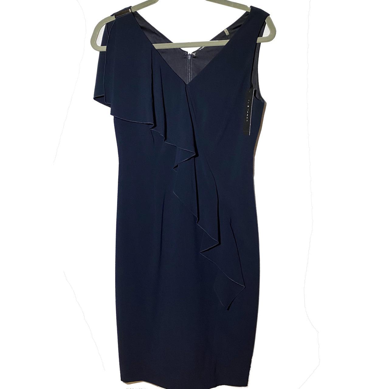 Elie tahari shop navy dress