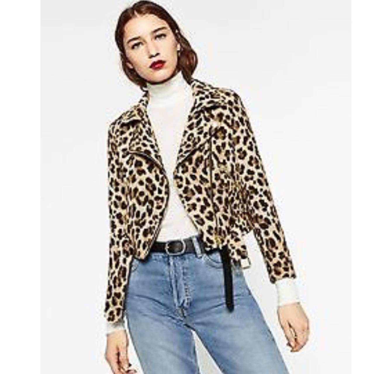 Giacca on sale leopardata zara