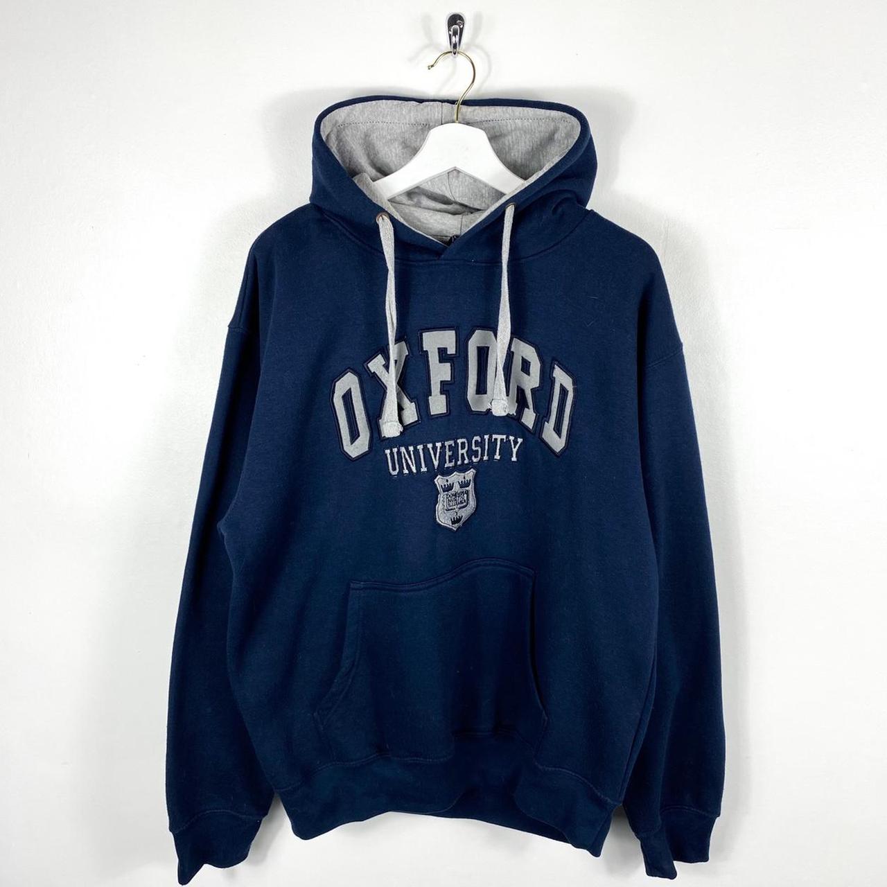 Vintage Oxford University Embroidered Hoodie ... - Depop