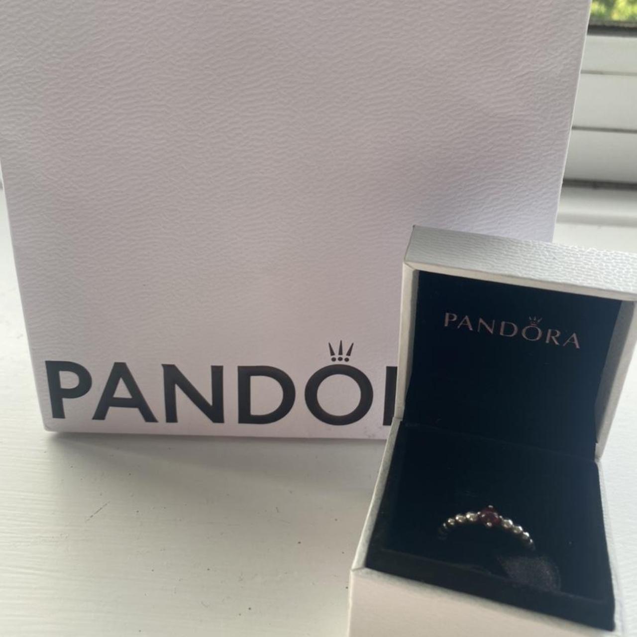 january birthstone pandora ring size 52 perfect... Depop
