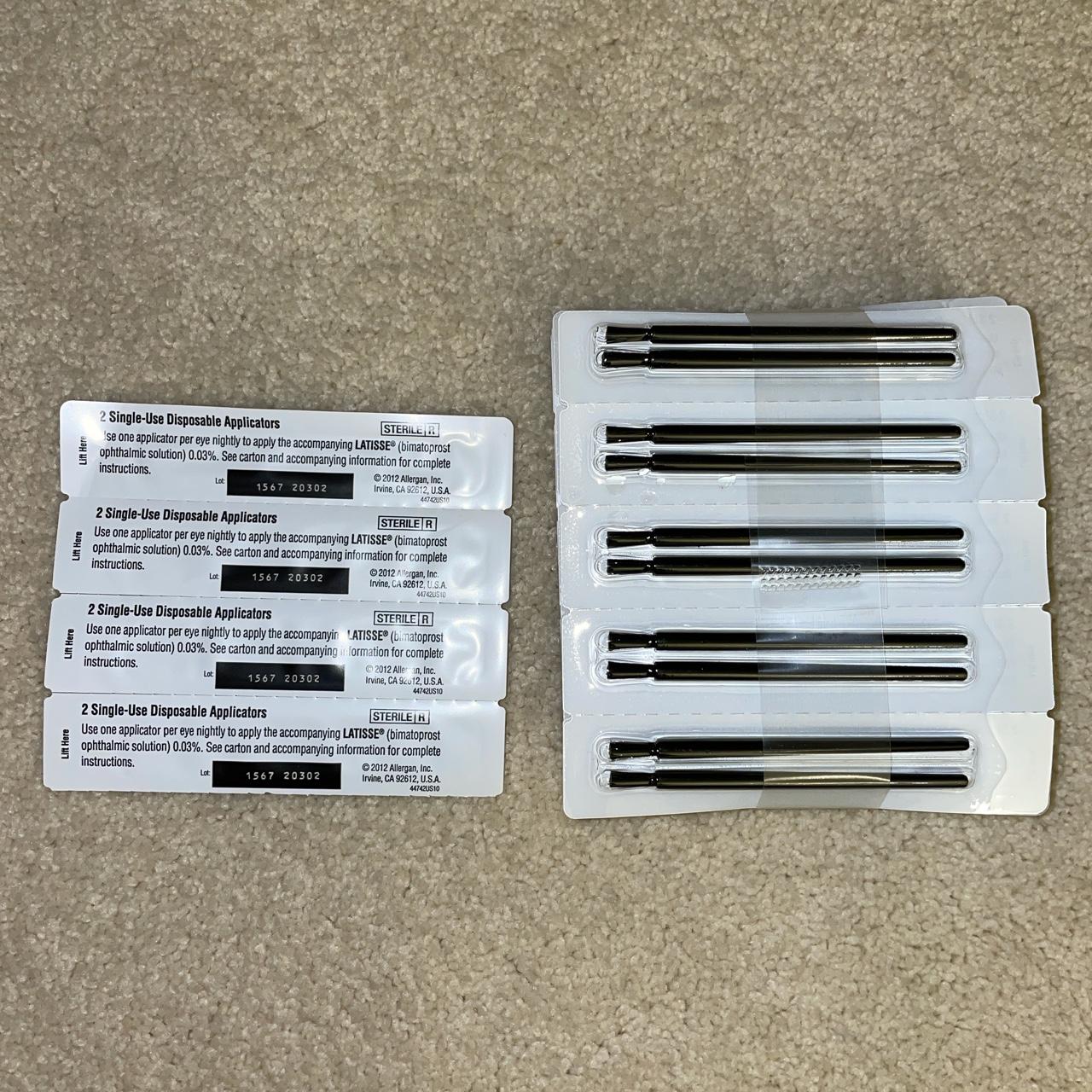 Latisse eyelash serum applicators. 5 OBO Depop