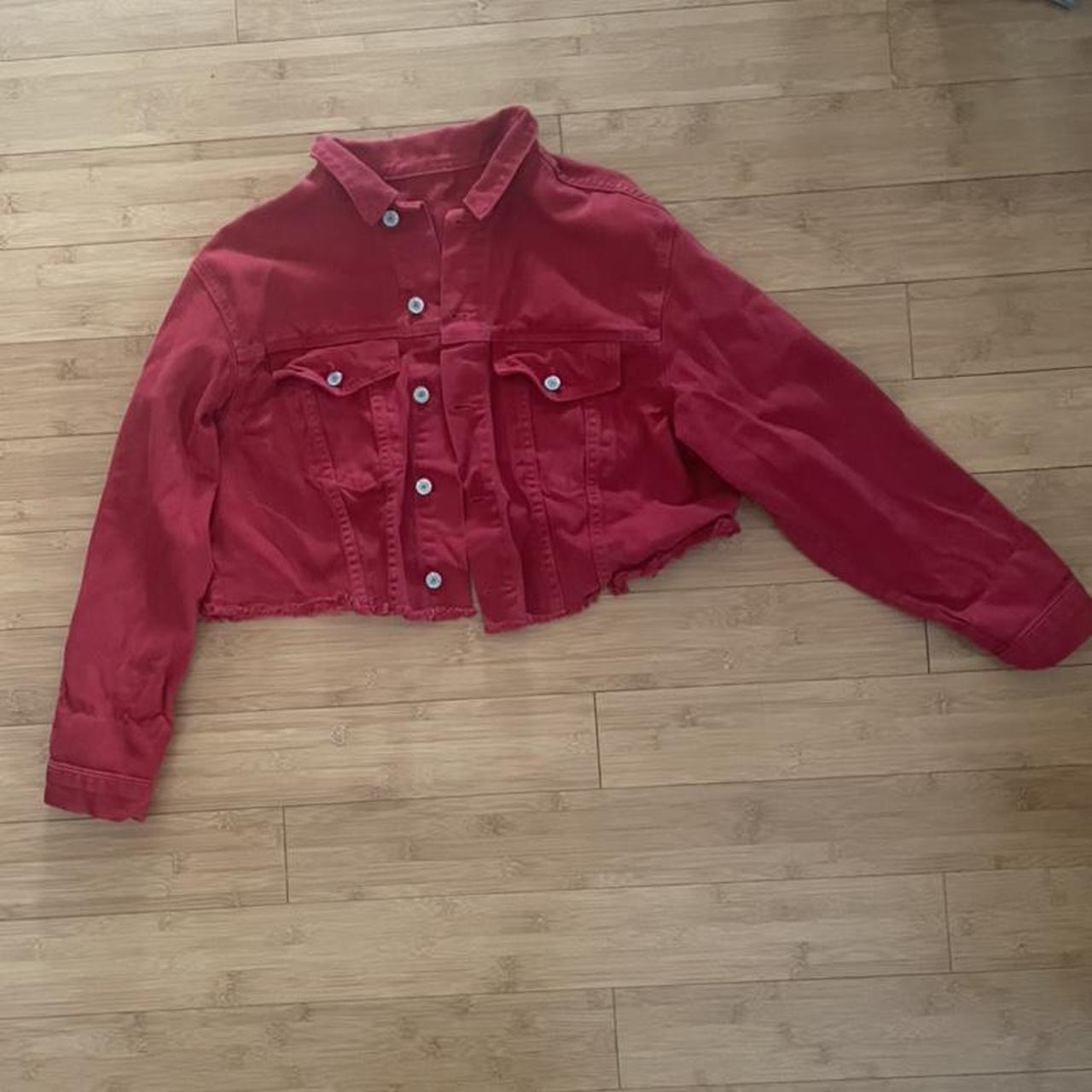 Brandy melville best sale red denim jacket