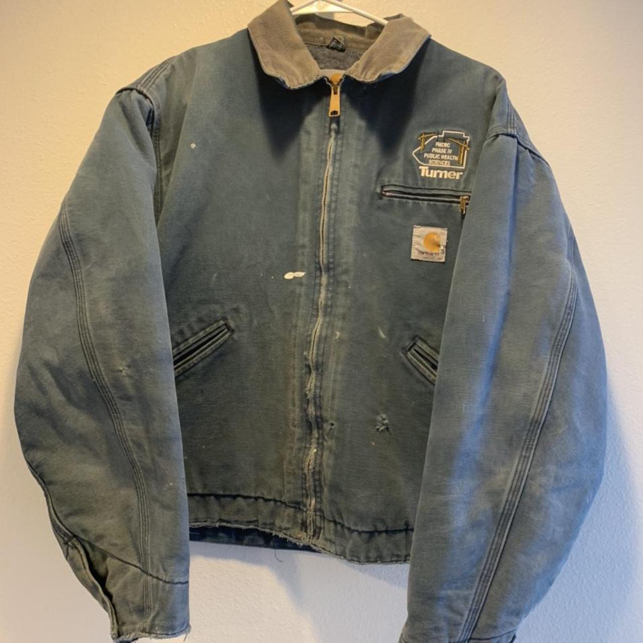 blue carhartt detroit jacket