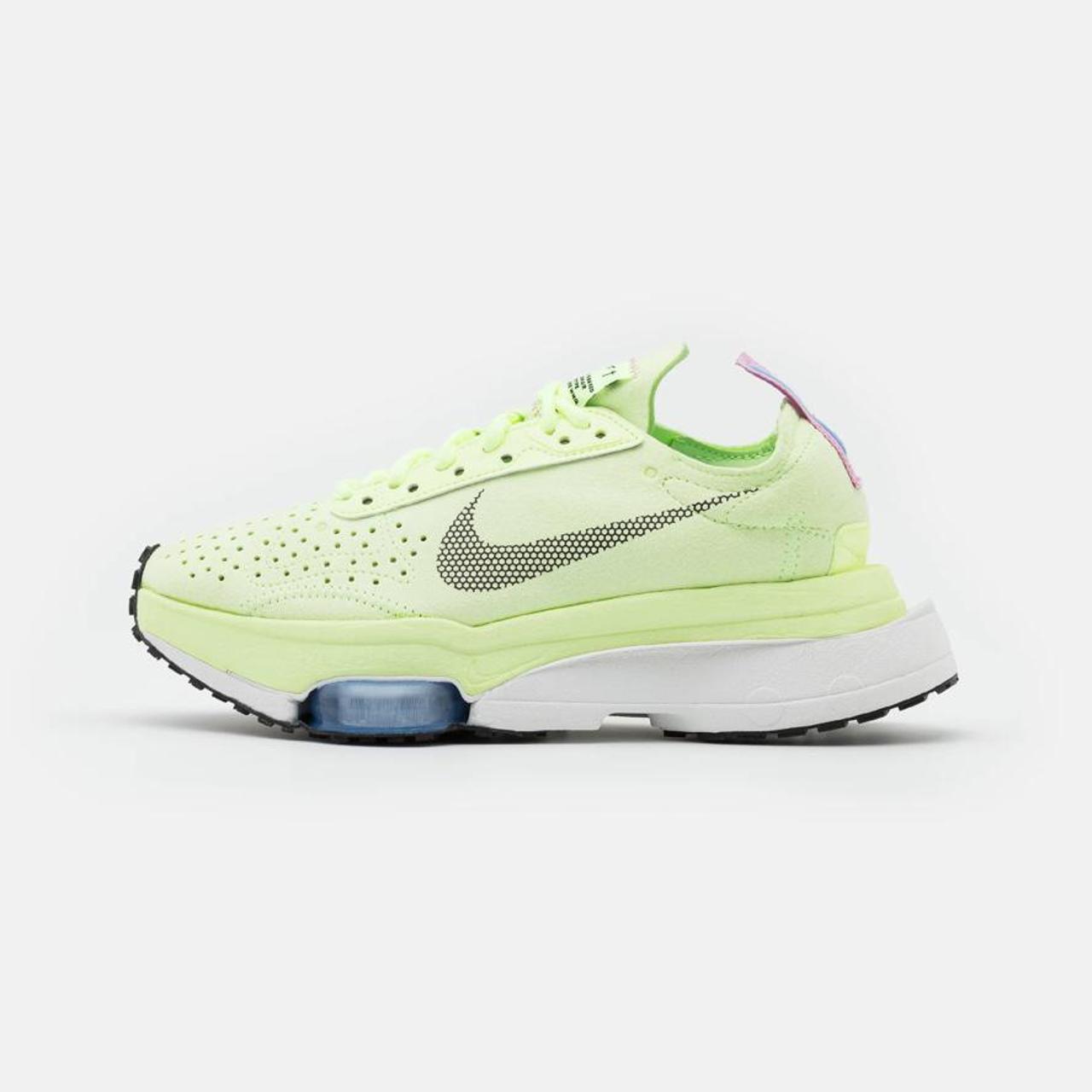 Nike air zoom type in volt green hardly worn (about... - Depop