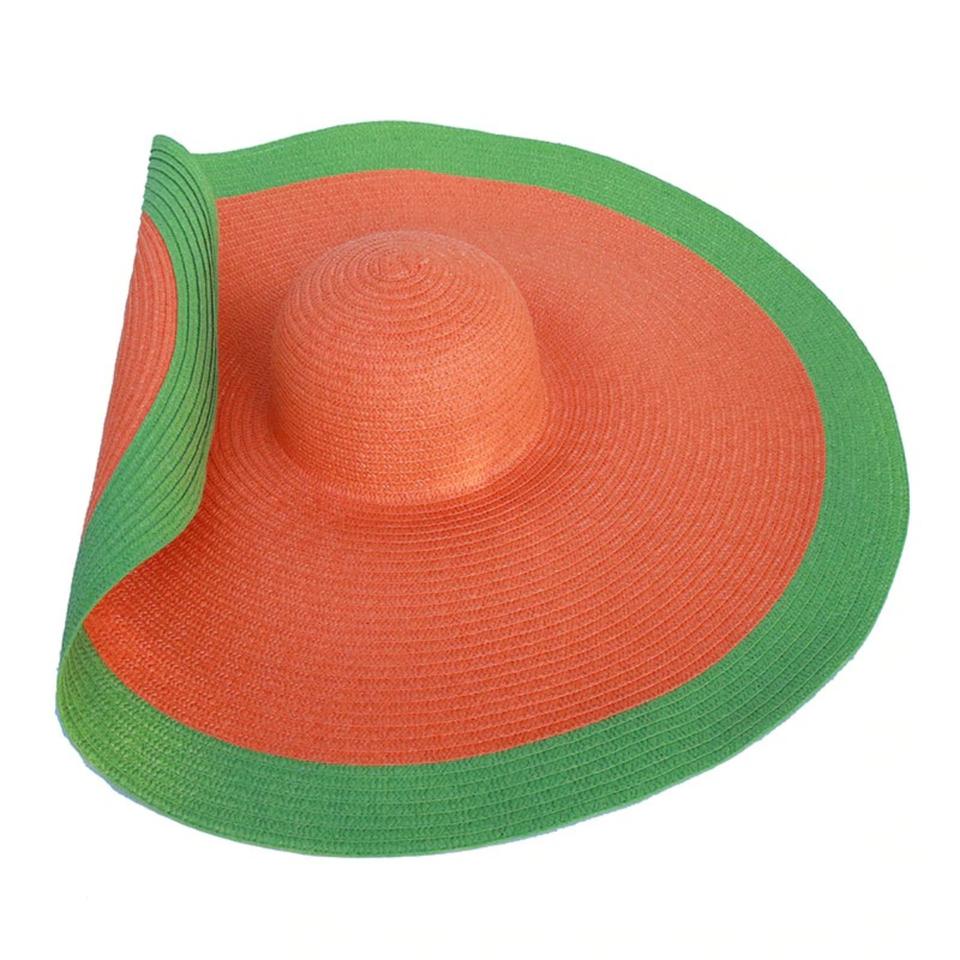 Very very wide brim straw summer sun hats for women