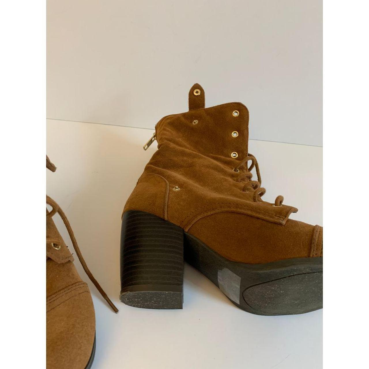 Qupid Convertible Boots Brown 5.5 Midi boots that... Depop