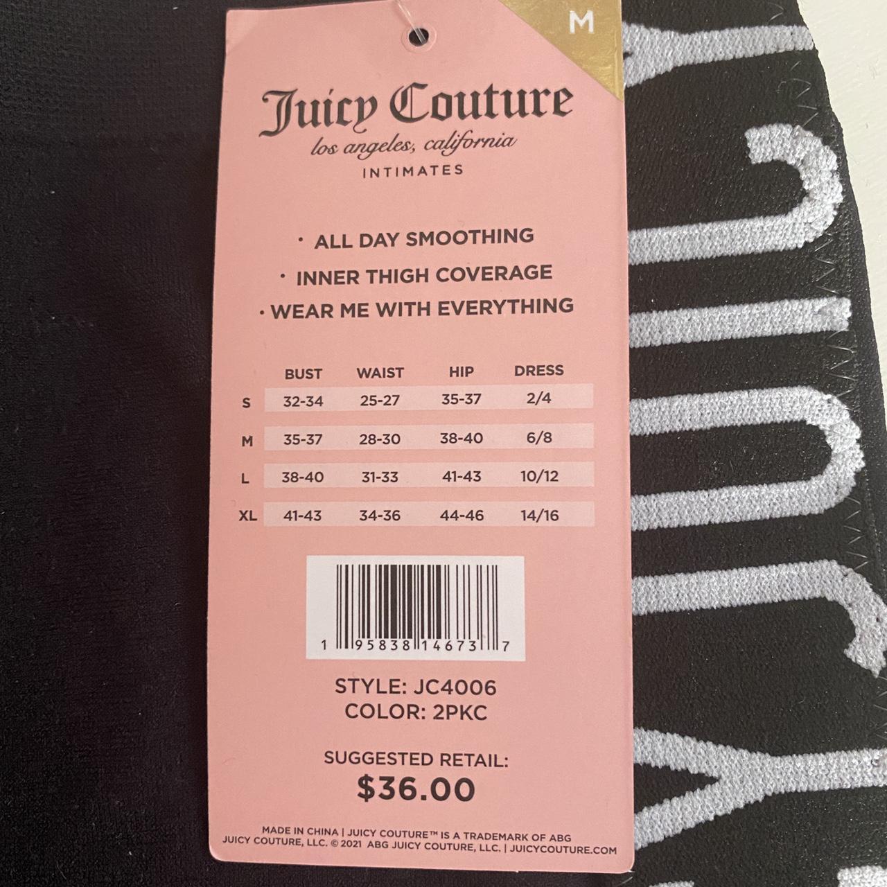 Juicy Couture Intimates Seamless Shaping Shorts, 2 Pack, Medium