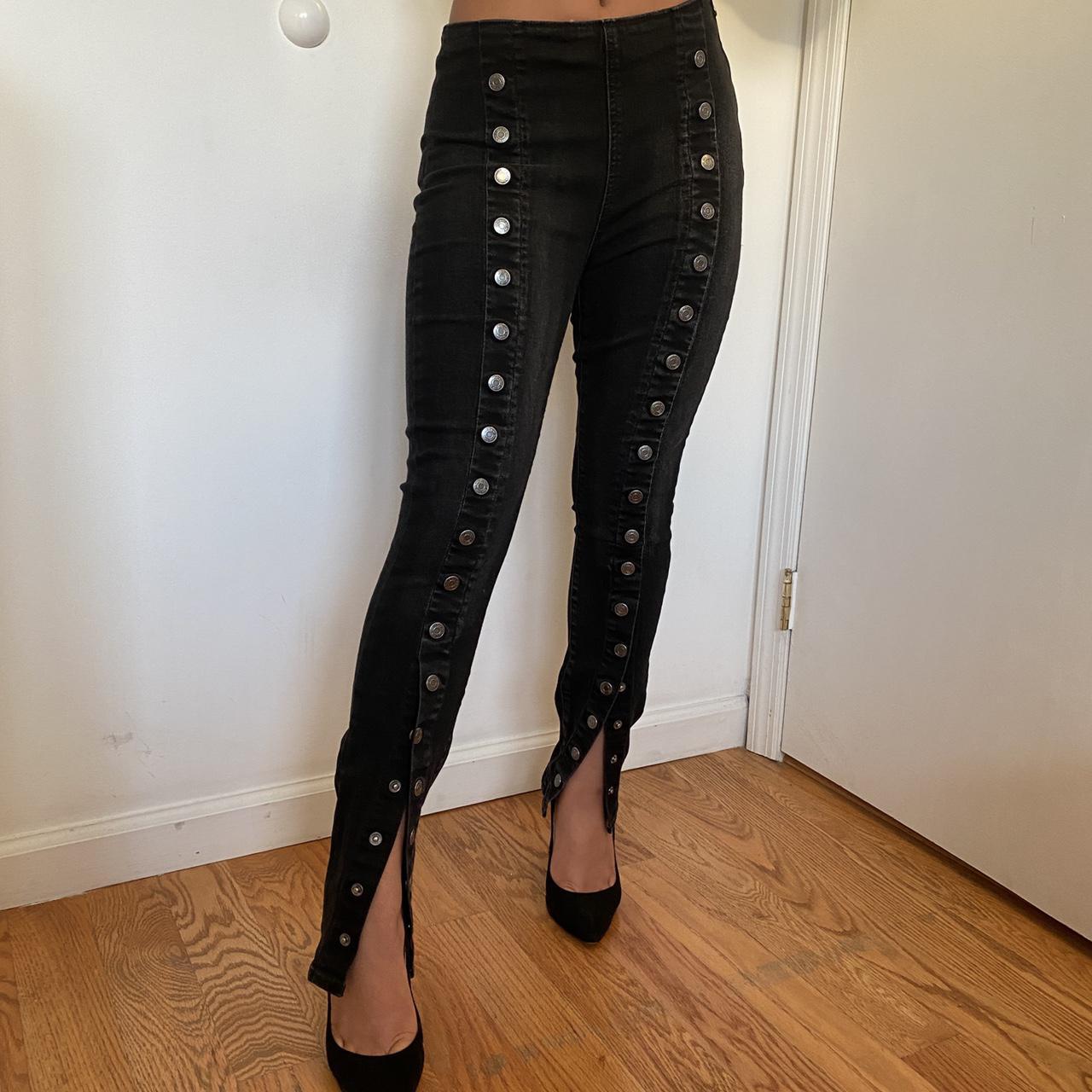 gap high waisted black jeans