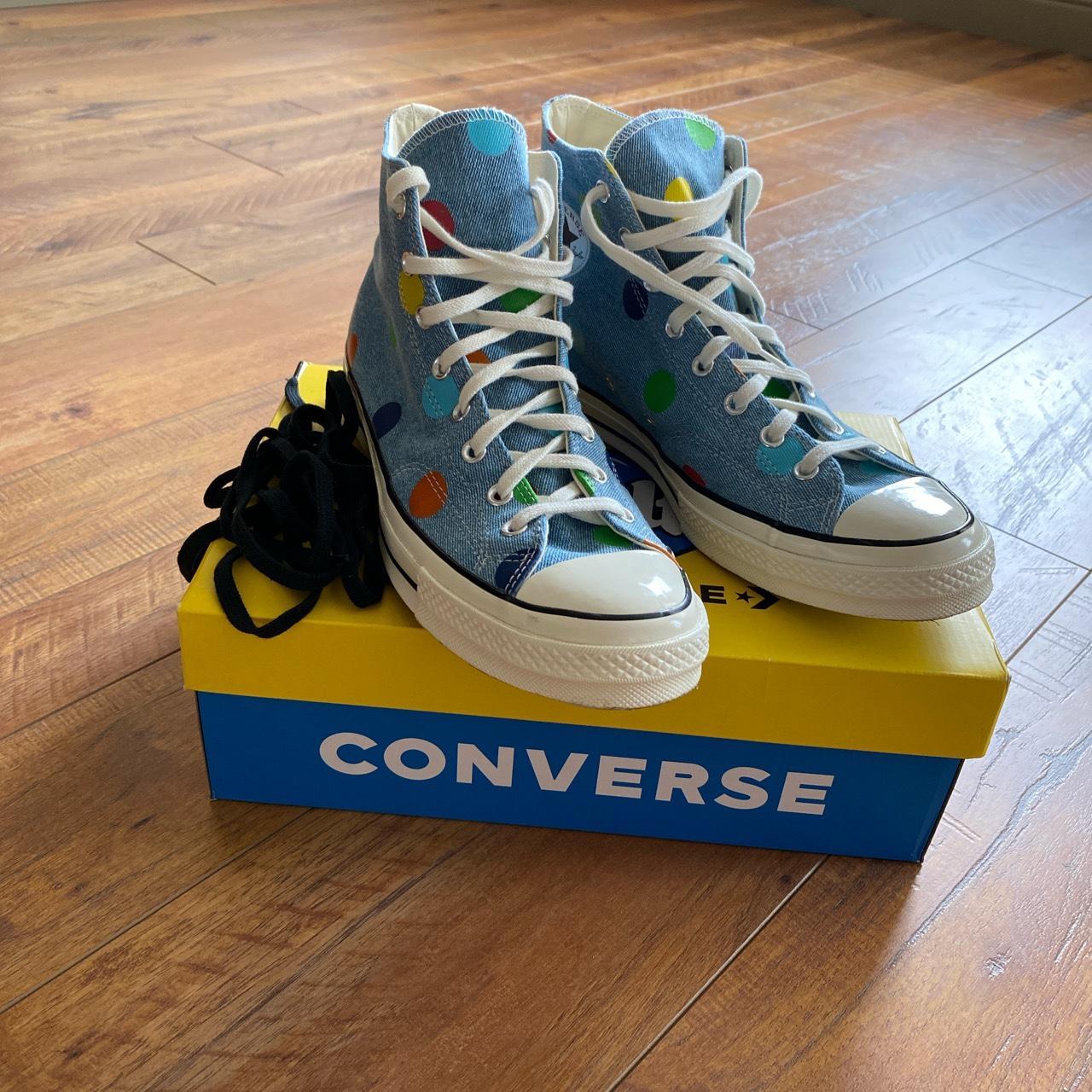 polka dot golf wang converse