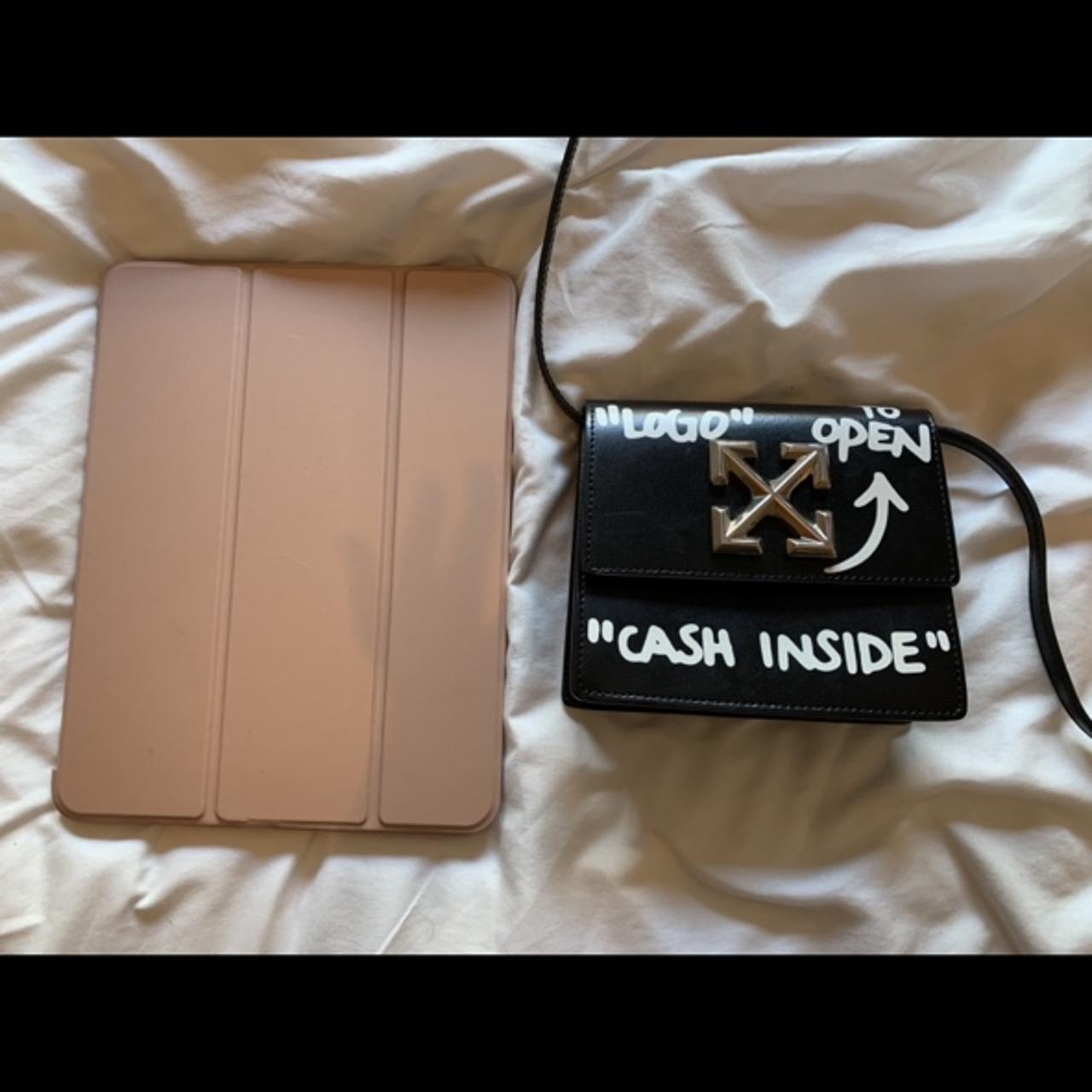 SOLD OFF - WHITE Jitney 0.7 Cash Inside Crossbody - Depop