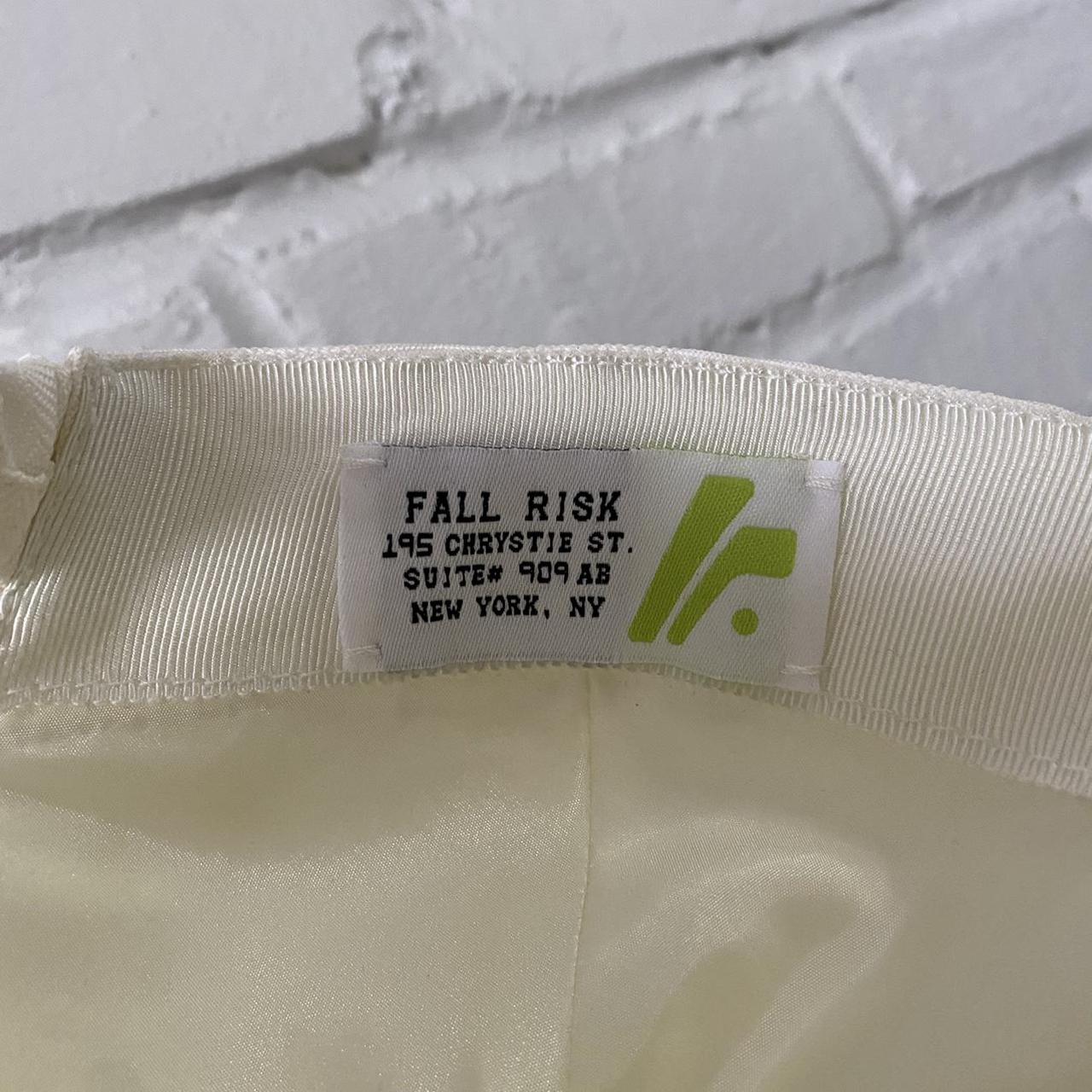 Fall Risk Men's White and Green Hat (3)