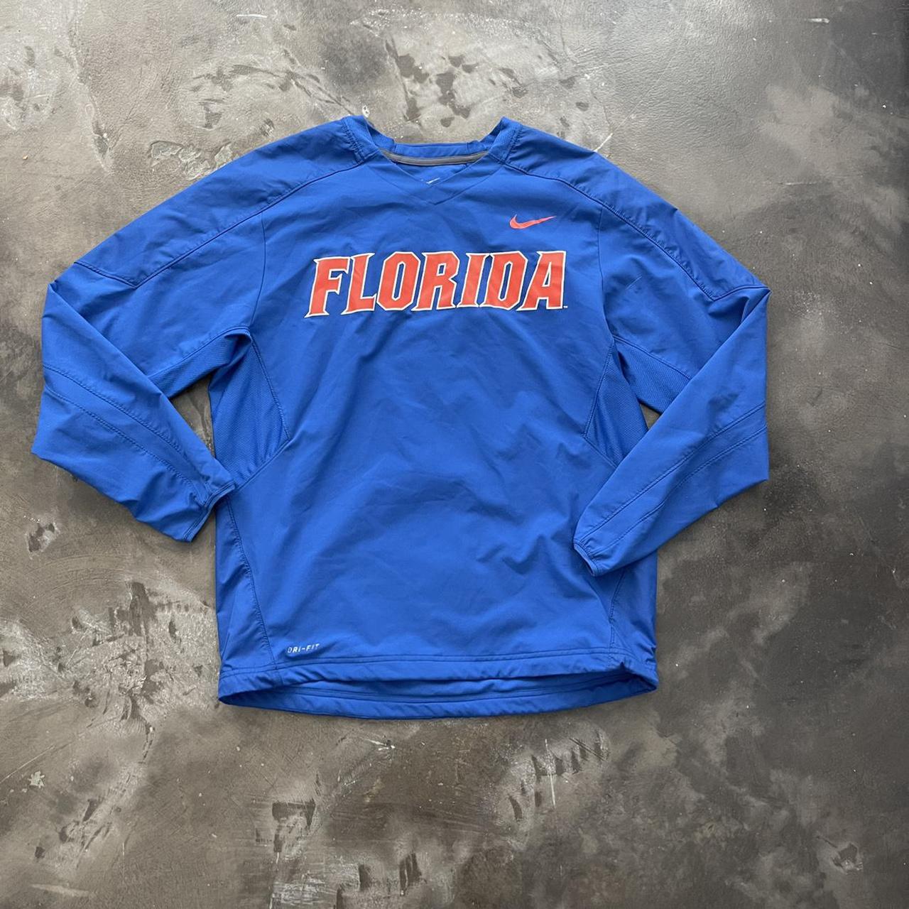 Florida gators football blue and orange dri-fit Nike... - Depop