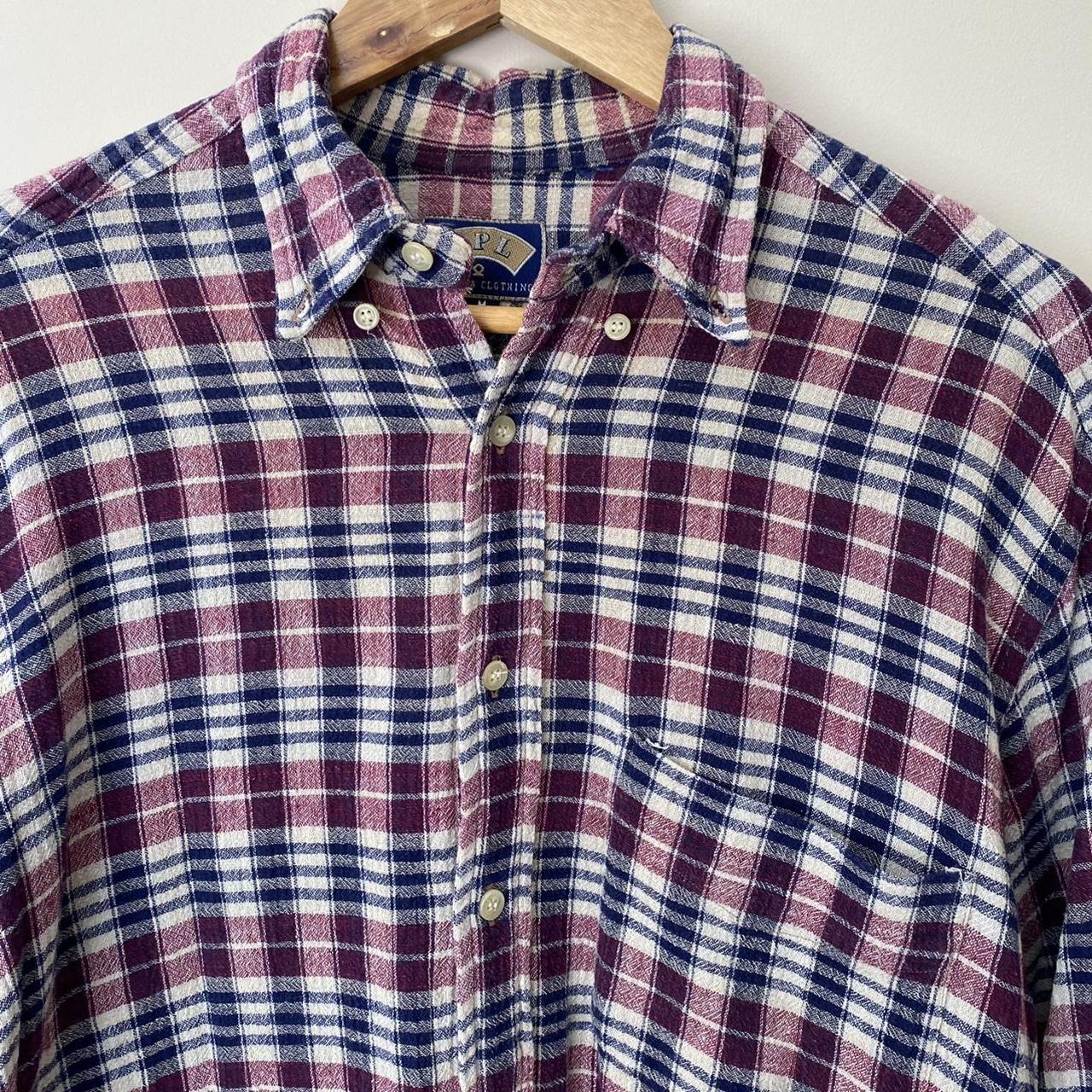 Vintage 90s KPL clothing flannel Large #vintage... - Depop