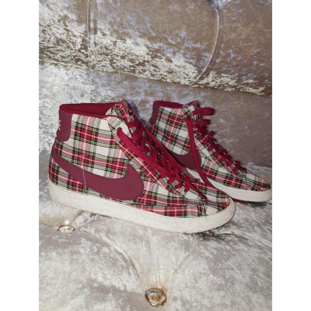 nike plaid high tops