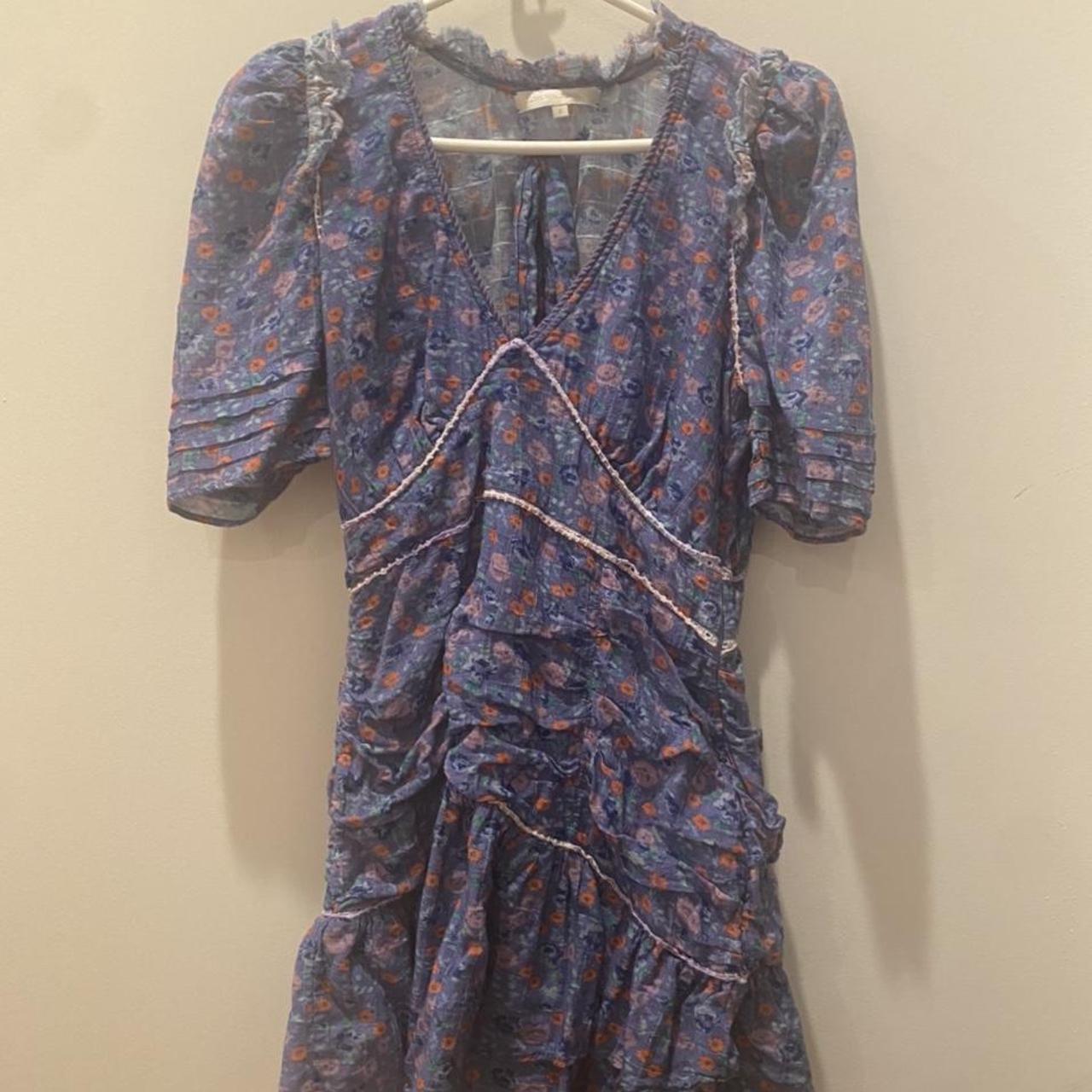 LOVESHACKFANCY Arlo cotton pattern dress - only worn... - Depop