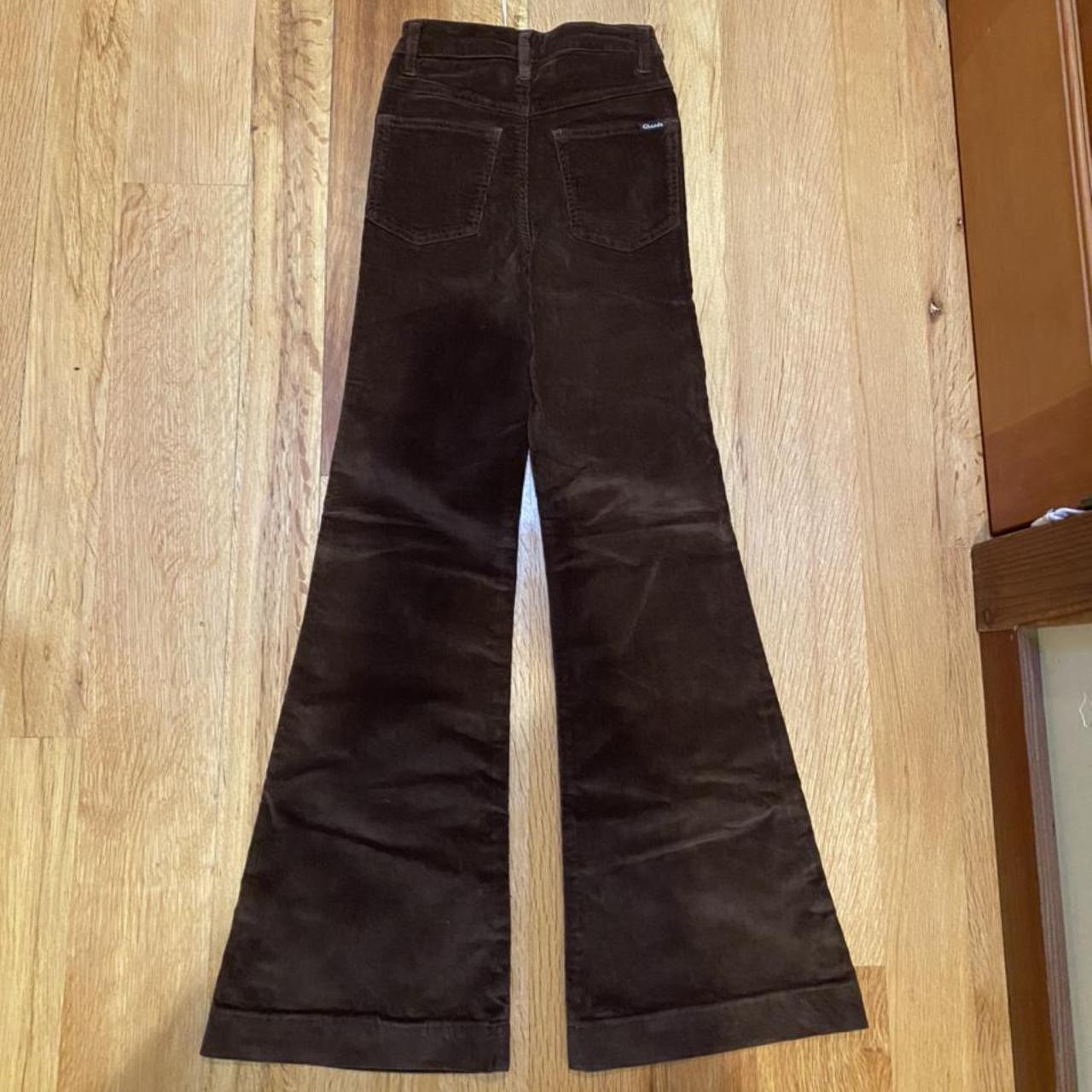 BNWT Ghanda Clothing Brown Corduroy Flare Pants ! so... - Depop