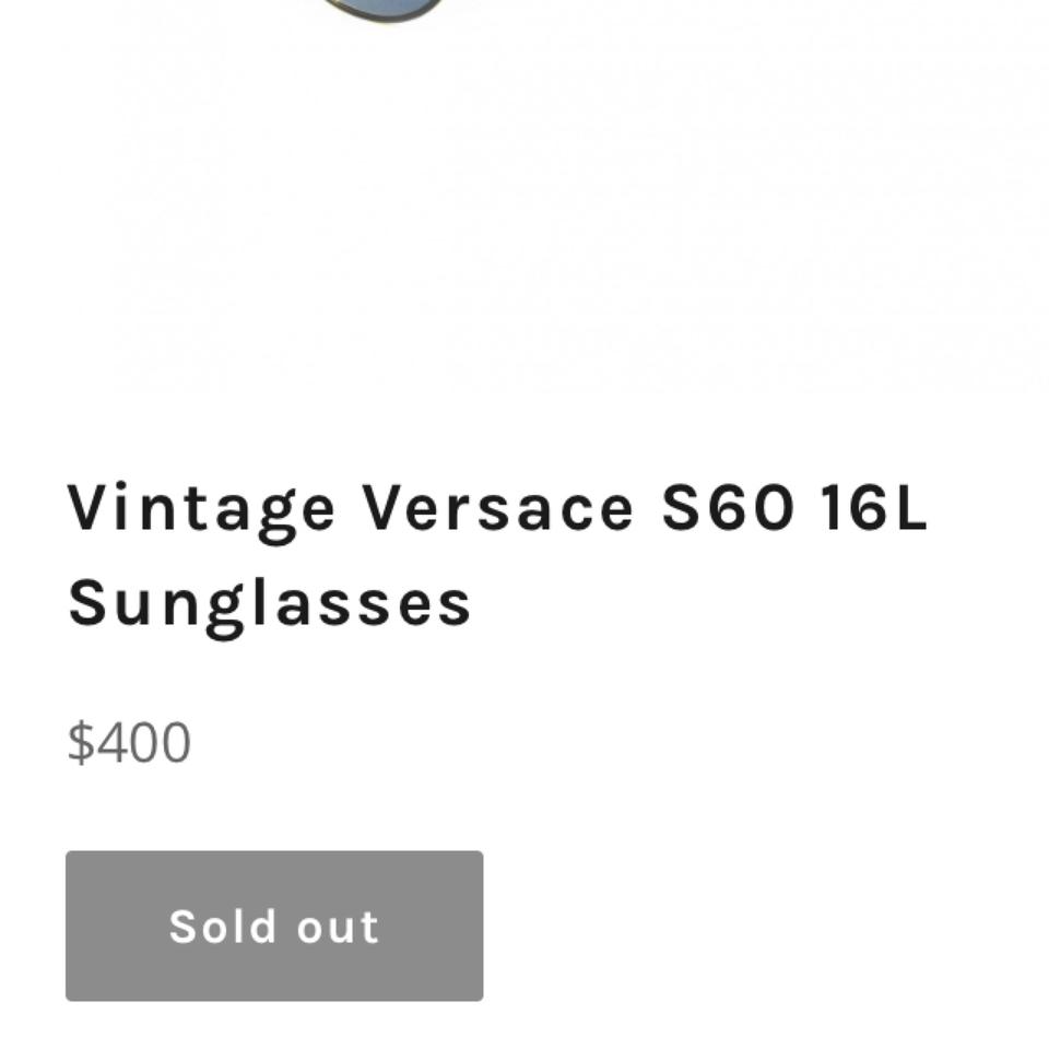 Gianni Versace Sunglasses Mod 372/DM, Vintage 1990’s