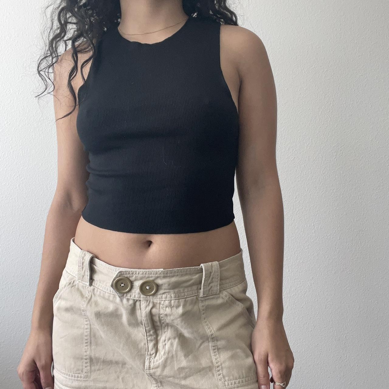 Zara Black Crop Tank Top, Available until marked