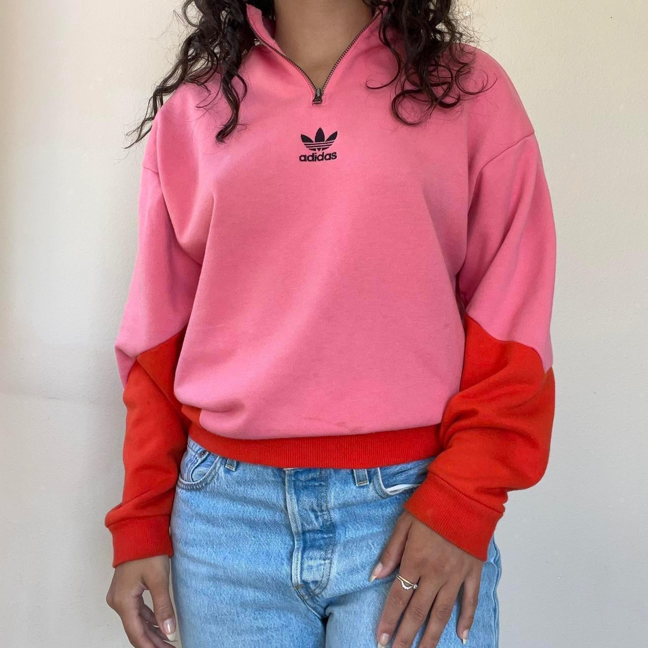 Intakt korrelat komedie Adidas Women's Pink Sweatshirt | Depop
