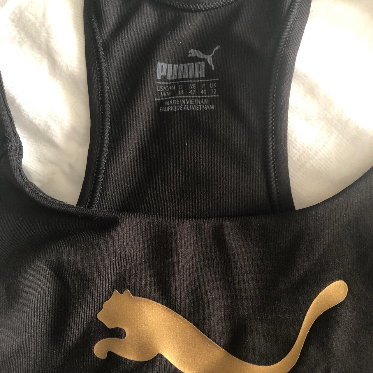 NWOT Puma Sports Bra - Size M, Black