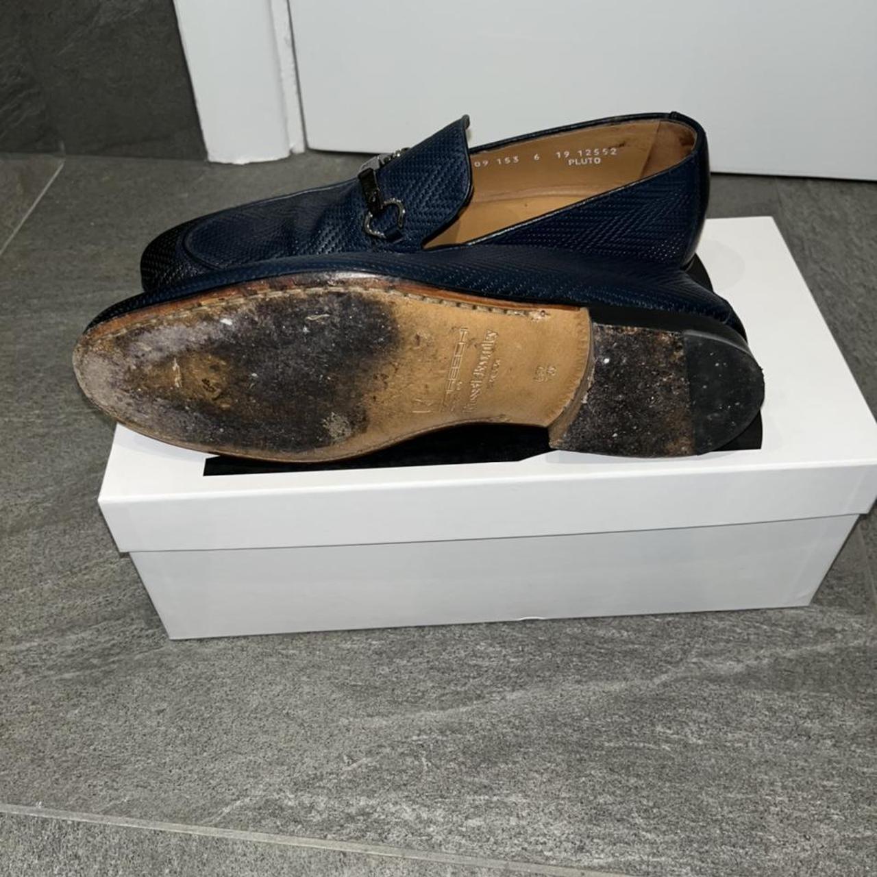 Russell & Bromley Moreschi Loafers. Navy. UK 6. Have... - Depop