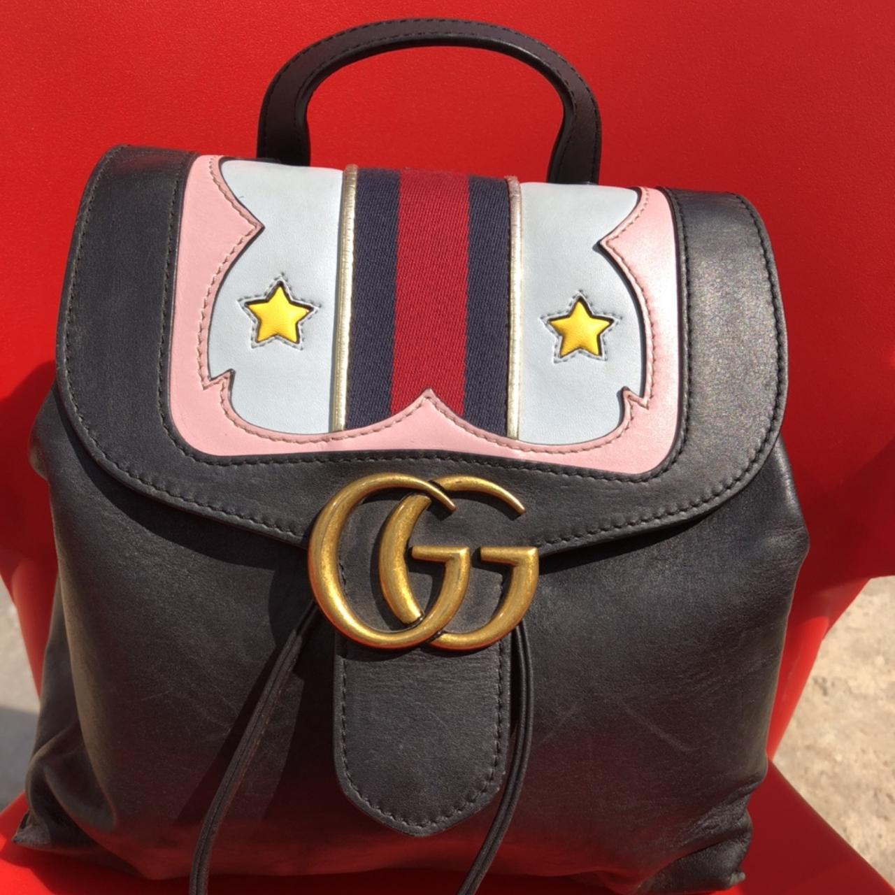 Gucci gg marmont hot sale leather backpack