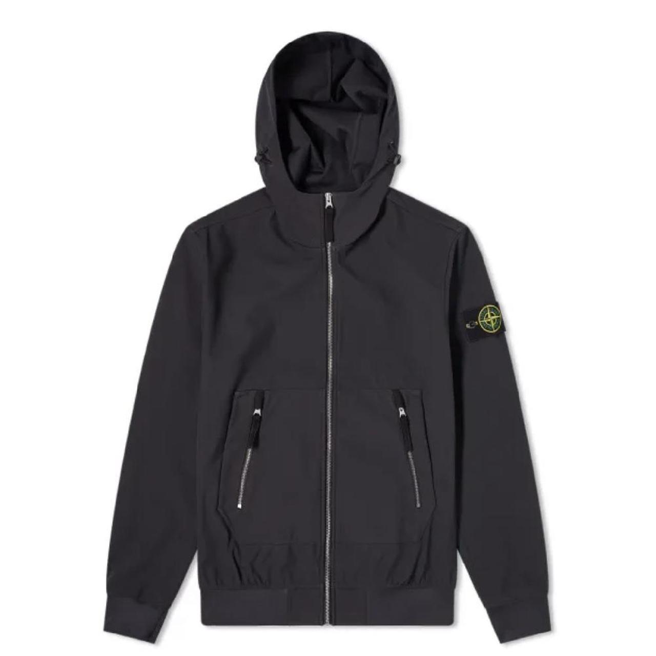 Stone island soft shell navy sale