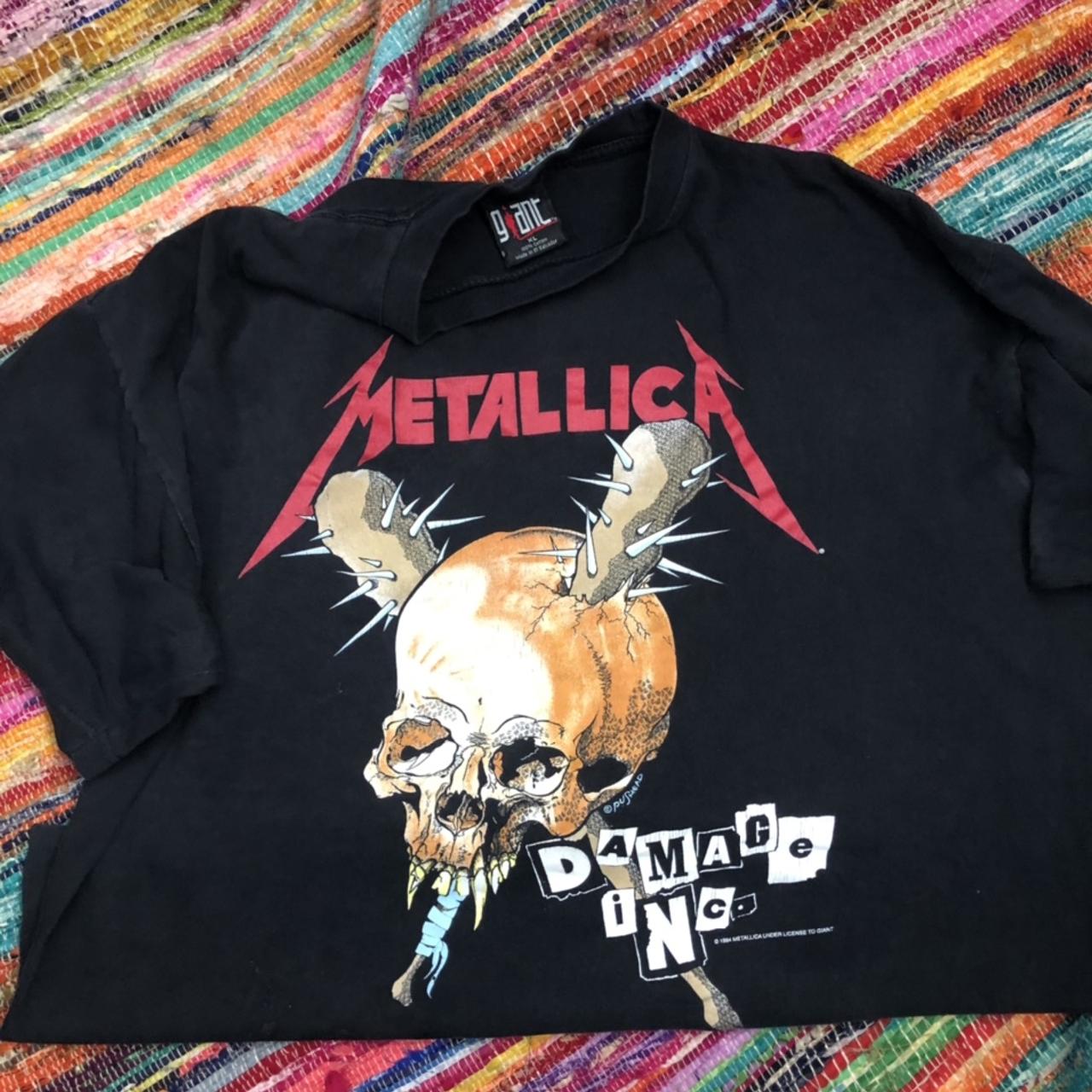 Vintage Metallica Damage Inc Tour Tee Very great