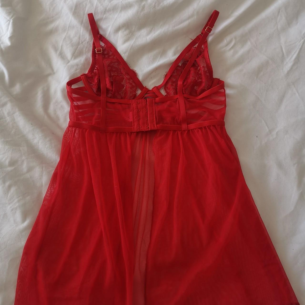 La Senza Women's Red Robe | Depop