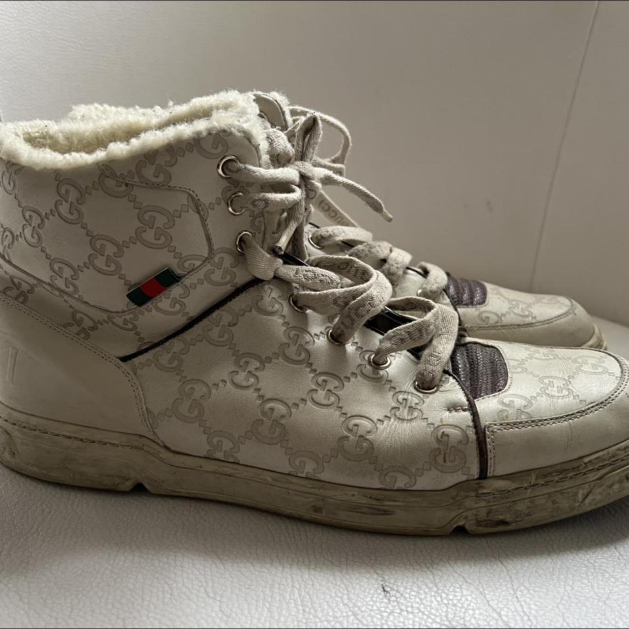 Cream gucci clearance shoes