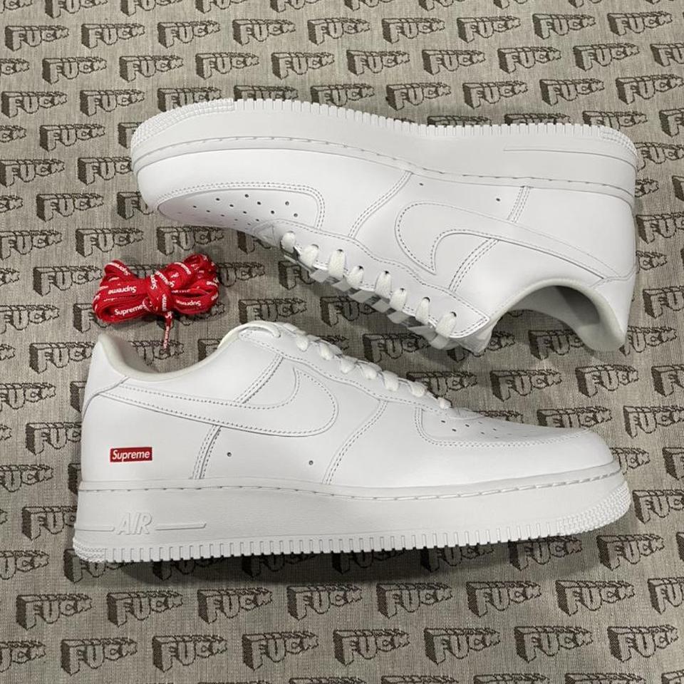 Nike Air Force 1's Mickey Mouse supreme customs - Depop