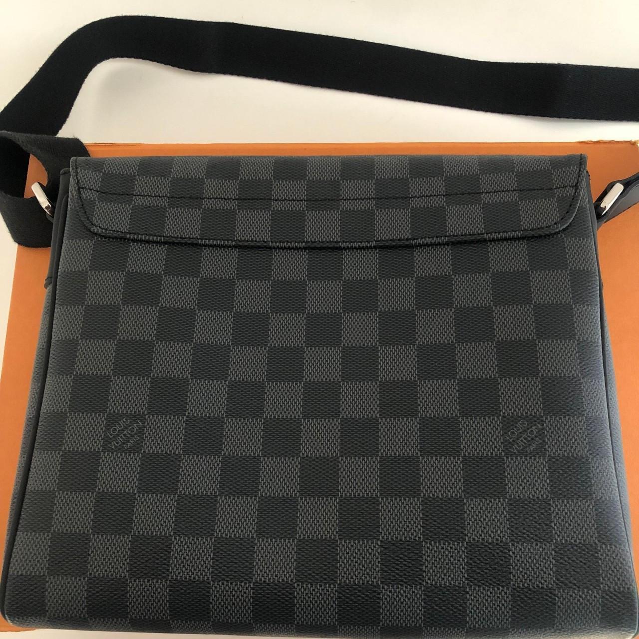 Louis Vuitton Men's Black and Grey Bag | Depop